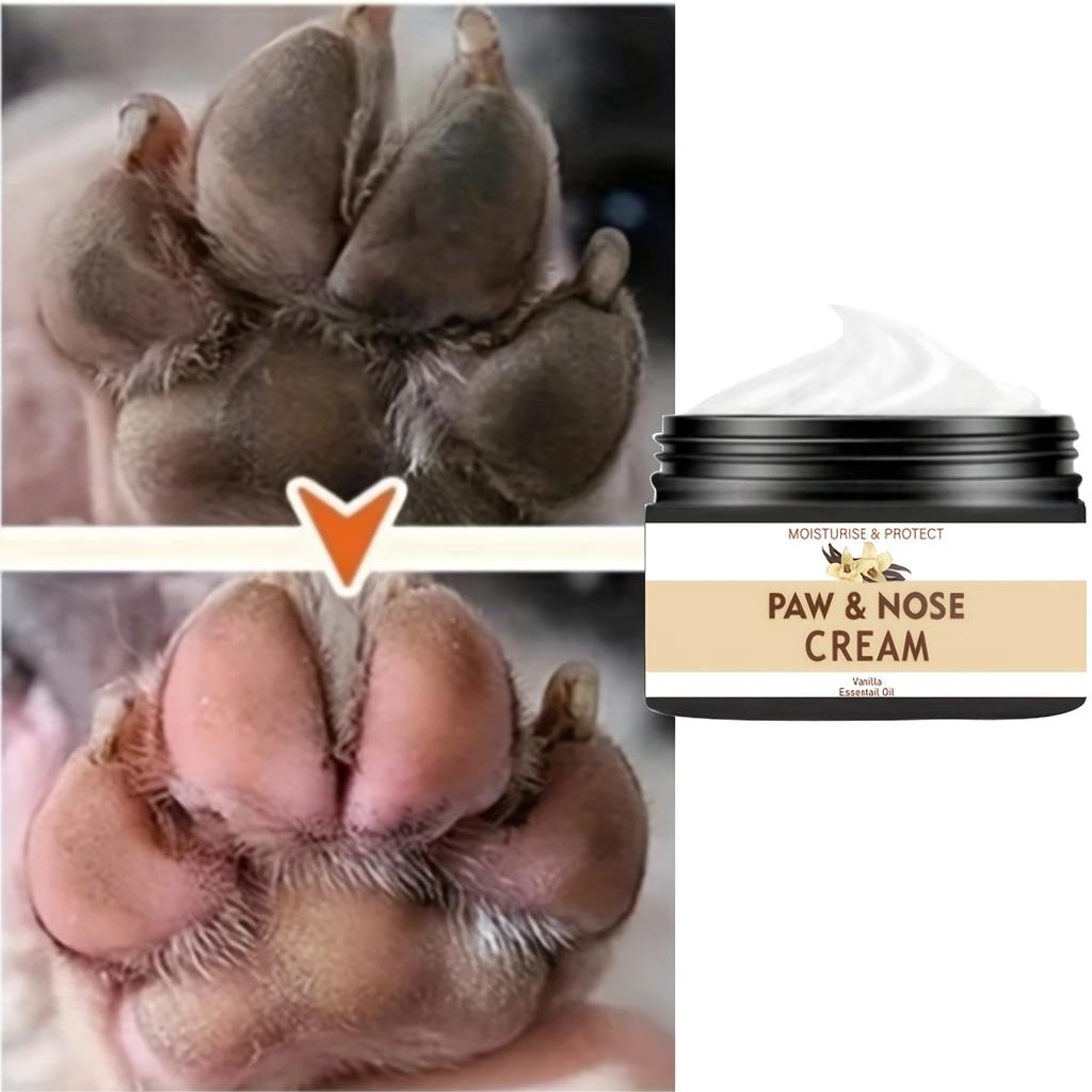 Vanilla Dog and Cat Paw and Nose Moisturizing Cream - Dry Light Beige Moisturizing Cream - Natural Formula