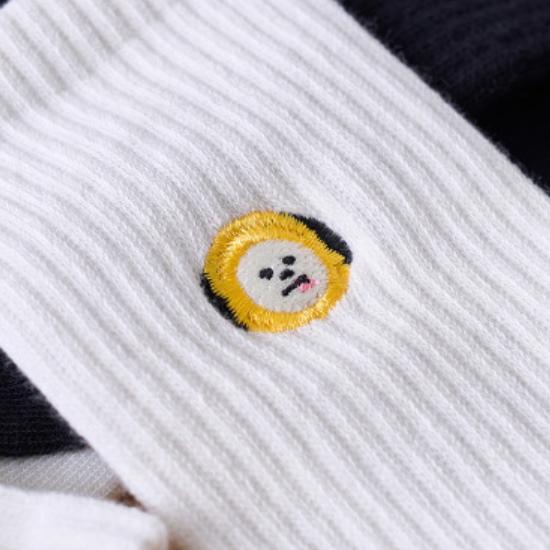 BT21 Вышитые носки серии Daily Basic