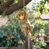 Весенний Сад Животные Шимпанзе Подвесная Обезьяна Малыш Карабкающийся Смоляные Поделки Статуэтка Украшение