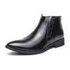 Men’s Motorcycle Boots Retro Street Style Dress Chelsea Boots Tuxedo Wedding Men Fashion Ankle Boots