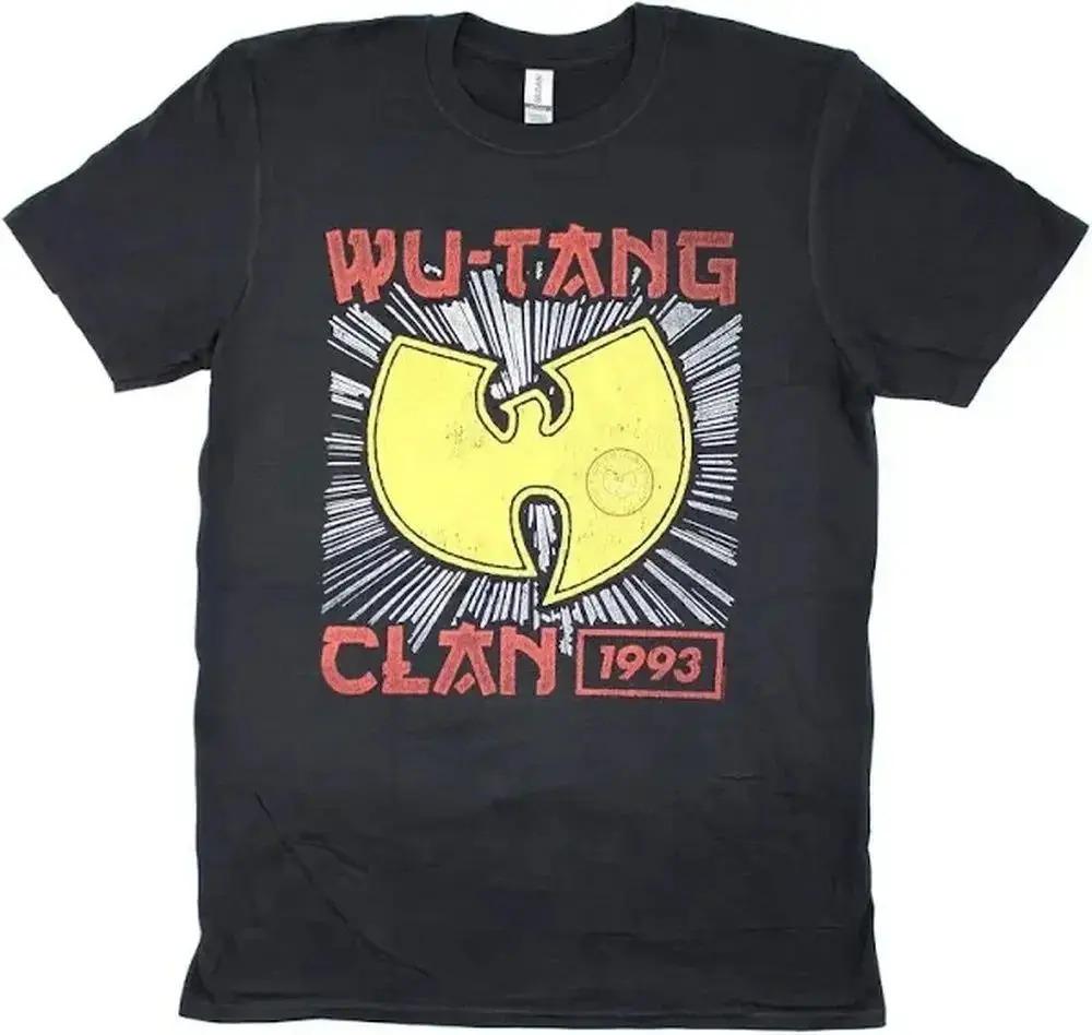 WuTang Clan Rock Punk Style Vintage 90s Short Sleeve Turtleneck Streetwear 100 Cotton Printed TShirt Casual Unisex Tshirts