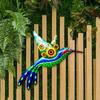 Iron Art Handmade Craft Metal Wall Hanging Hummingbird Decorations Sculptures Ornaments