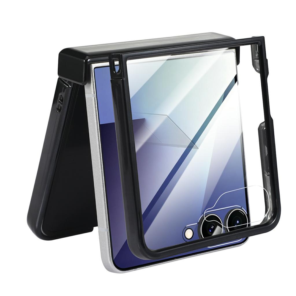 For Motorola Razr 60 Ultra 5G Magnetic Case Electroplating CD Vein PC Phone Cover with Tempered Glass Screen Film