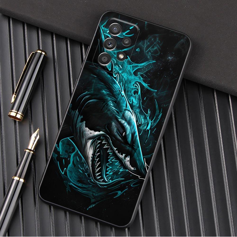 Ocean Whale Shark Animal Phone Case For Samsung Galaxy A57 A56 A37 A55 A36 5G A26 A54 A52 A35 A34 A25 A17 A16 A15 A07 A06 Cover