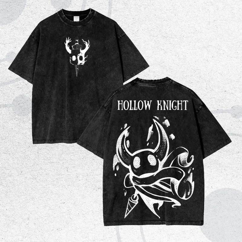 Полая рубашка Knight, Игровая рубашка с принтом с двух сторон, Рубашка Hornet, Никогда не теряй надежду, Летняя стираная футболка унисекс
