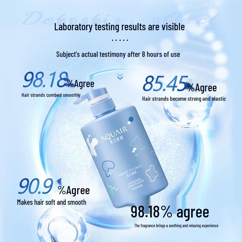 Aquair Lively & Bouncy Oil Control Anti-Dandruff Shampoo & Conditioner Set