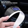 Car Sticker Hot For Ford 2Pcs Carbon Fiber Car Rearview Mirror Eyebrow Rain Cover For Ford Focus Mondeo Kuga Fiesta MK7 Escort E