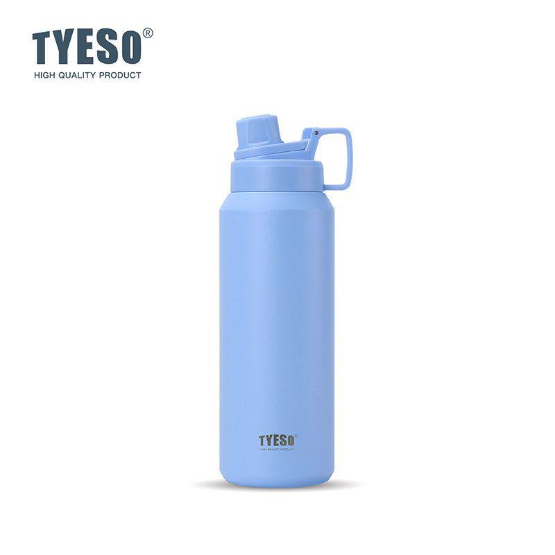Tyeso New Stainless Steel Portable Sports Bottle Large Capacity Thermos Cup Outdoor Portable Frosted Water Cup