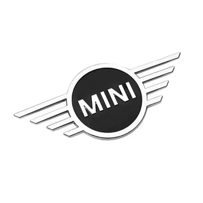 Metal Car Logo Front Rear Badge Emblem Sticker For Mini Cooper Countryman Clubman JCW F55 F56 R55 R56 R60 F60 Auto Accessories