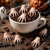 Scary Tabletop Horror Accents Halloween Mini Crawling Hand Ornaments, Realistic Palm Decor Props, Spooky Ornaments Table Decorations for Haunted House