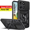 Funda for Honor X8C X7C 4G Case Slide Camera Lens Ring Stand Holder Shockproof Phone Cover for Honor X7C Capa