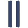 Maison Exclusive - Tête de lit avec oreilles Bleu 103x16x118/128 cm Tissu