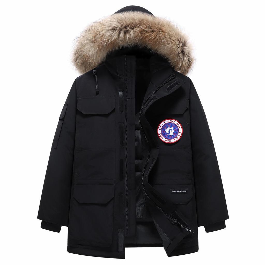 Зимняя экспедиционная парка с гусиным пухом - Утепленная большого размера рабочая одежда для мужчин и женщин