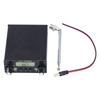 Stereo FM Transmitter DC12V 0.5W FM Broadcast Transmitter Long Range FM Radio Station with Mic