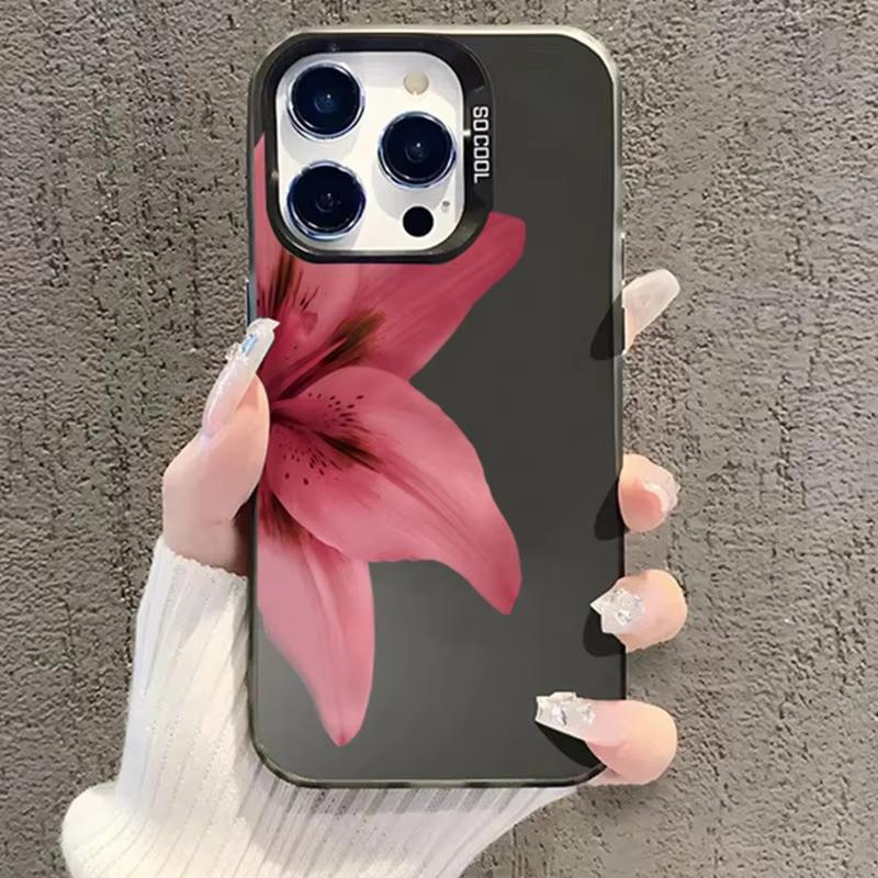 Реалистичный чехол для телефона с узором лилий для Samsung Galaxy A14 A15 5G S21 S22 S23 S24 FE Plus Ultra A25 A35 A52 A53 A54 A55 5G