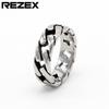R0539-NK02 European & American Retro Car Chain Men's Titanium Steel Ring
