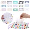 Portable Cosmetic Pouch Stroller Accessories Tissue Box Cute Wet Wipes Bag