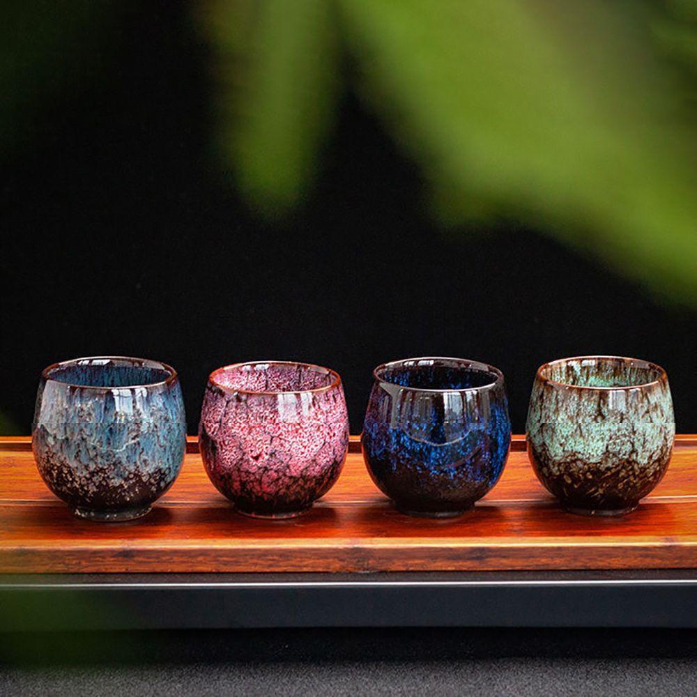 Цветные милые мини-фарфоровые керамические изделия в китайском стиле, столовые принадлежности, чайная чашка, посуда для напитков, чашки кунг-фу