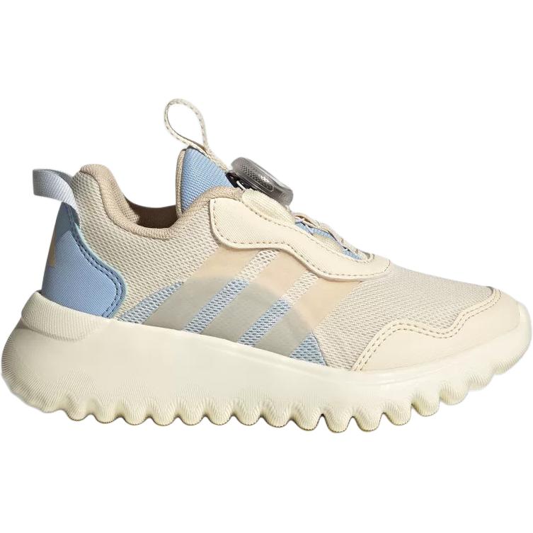 Adidas Activeflex Boa 4.0 Trendy Sports Non-Slip Wear-Resistant Low-Top Running Shoes Kids Sneakers Off-White Crystal-Sand-Brown Light-Blue IH8722
