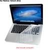 Силиконовая прозрачная защитная пленка для клавиатуры для MacBook Air 13 дюймов Pro 15 дюймов