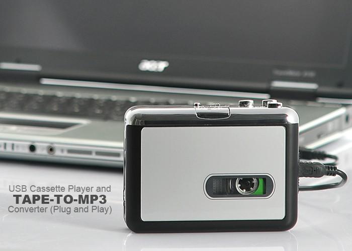Factory Portable Tape Recorder Audio Combo Digital MP3 Converter Cheap Double Cassette Player