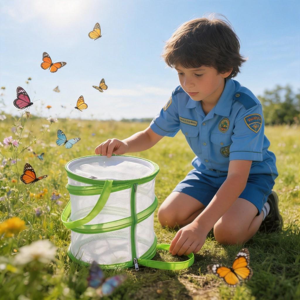Outdoor Mesh Bird Trap With Zipper Cover For Pet Birds And Butterfly Collection