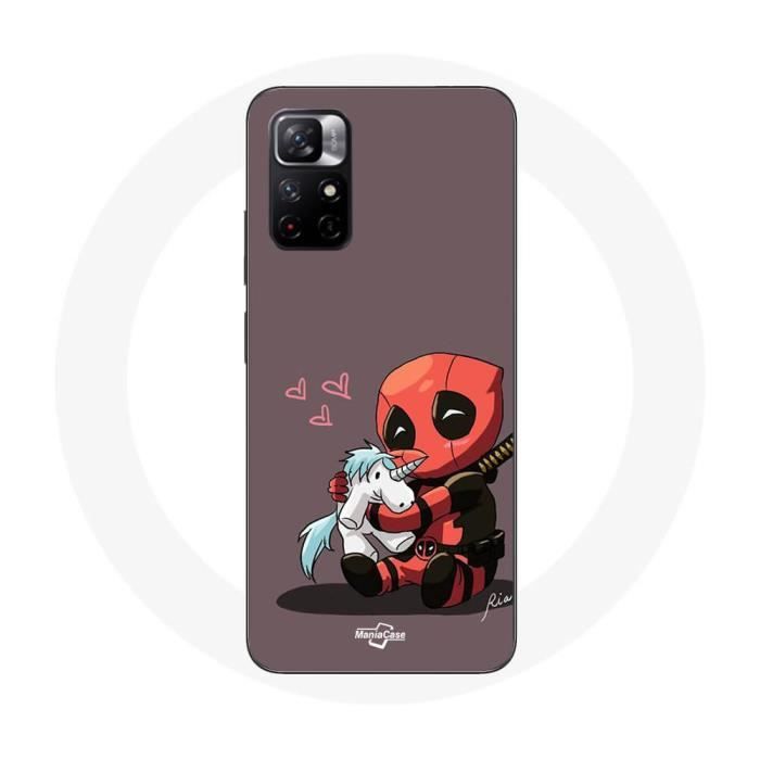 Coque - Redmi - Note 11 5G - Deadpool - Licorne - Souple - Mixte