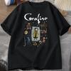 Coraline Halloween T Shirt Women Men Spooky Vintage T-shirt Harajuku Fall Short Sleeve Tshirt Women's Clothing Graphic T Shirts