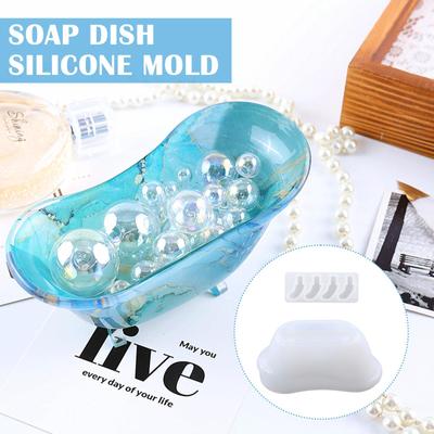 Ванна, мыльница, смоляная форма, лоток для хранения ювелирных изделий, тарелка, литейные формы, силиконовая форма для смолы, эпоксидная смола