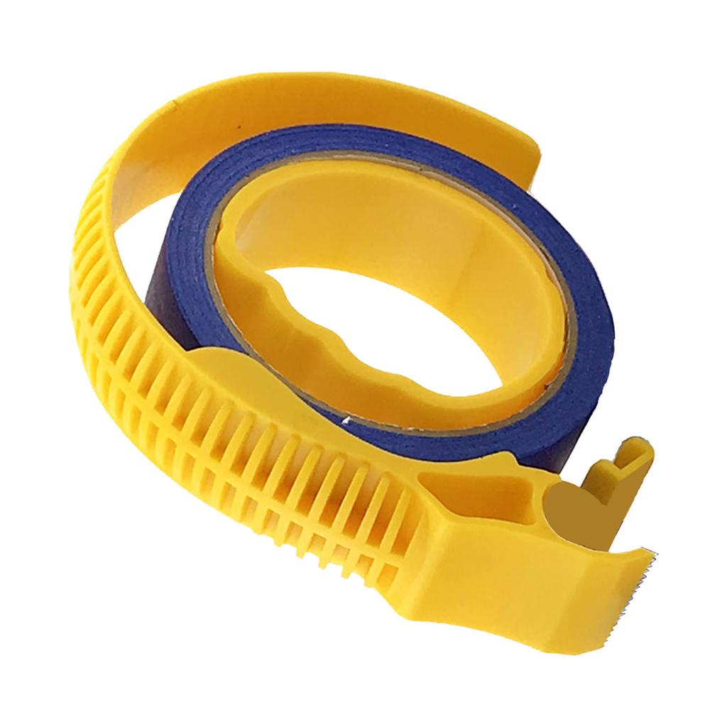 Masking Tape and Dispenser Set 25mm Width Soft Impermeable Strong Adhesive Painter Tape with