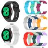 Силиконовый ремешок с пряжкой для Samsung Galaxy Watch 7/6/5 Pro и Watch 4
