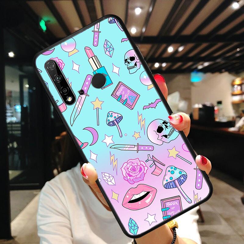 Чехол для телефона Girly Pastel Witch Goth для Huawei P50 Pro P30 P40 Lite P40Pro P20 lite P10 Plus Mate 20 Pro Mate20 X