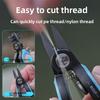 Camper Portable Stainless Steel Luya Scissors Fishing Line PE Line Serrated Blade MINI Fishing Scissors