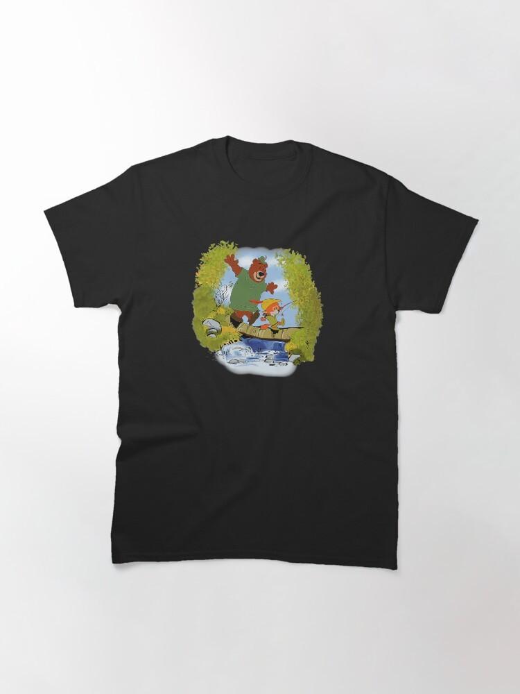 Robin Hood River Scene With Maid Classic TShirt Unisex Style