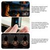 AABIB1 For Benz Car Rearview Mirror Decoration Acrylic Retro Light Automotive Interior Accessories AMG Exclusive W204 W222 W205 W203
