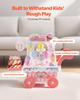 VEVOR Ice Cream Cart for Kids, 27 PCS Accessories, Pretend Play Store with Storage Trolley with Pretend Money, Sound & Light Effects