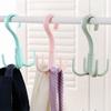 Scarf Clothing Storage Rotated Wardrobe Organizer Hanger Hooks Clothes Hanger Hanging Rack Bag Rack