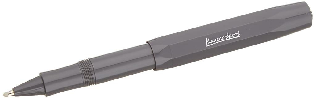 Kaweco Skyline Sport Gray Ballpoint Officially Imported Water-Based Pen, SSRB-GY,