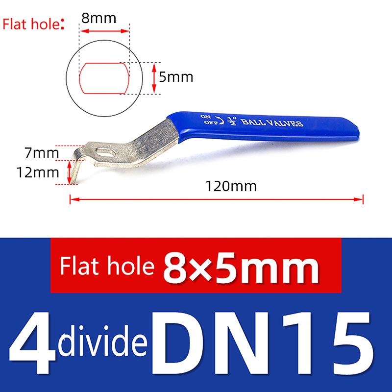 Шаровой клапан из нержавеющей стали, аксессуары для ручки, водопроводный клапан, переключатель, гаечный ключ, ключ для водопроводных труб, 46 точек