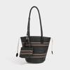 Fashion pure handwoven bag niche single shoulder armpit bag high sense hollow portable tote bag