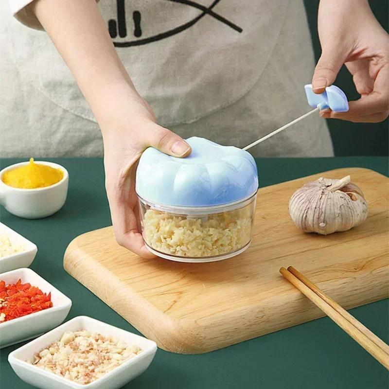 Мини-измельчитель для овощей и чеснока, измельчитель, мясорубка, пресс-дробилка, портативный кухонный гаджет, многофункциональная машина для лука и овощей