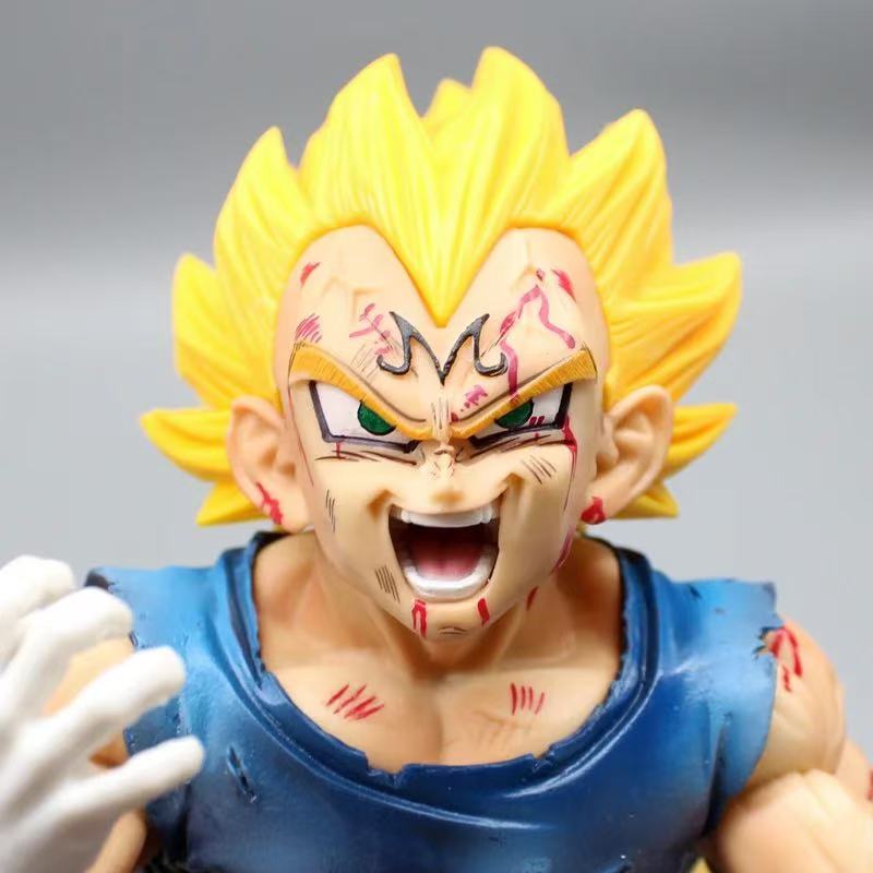 Аниме Dragon Ball 26 см Боевая форма Демонизация Повреждения в бою Статуэтка Веджеты Модель из ПВХ Игрушки Декор Подарки