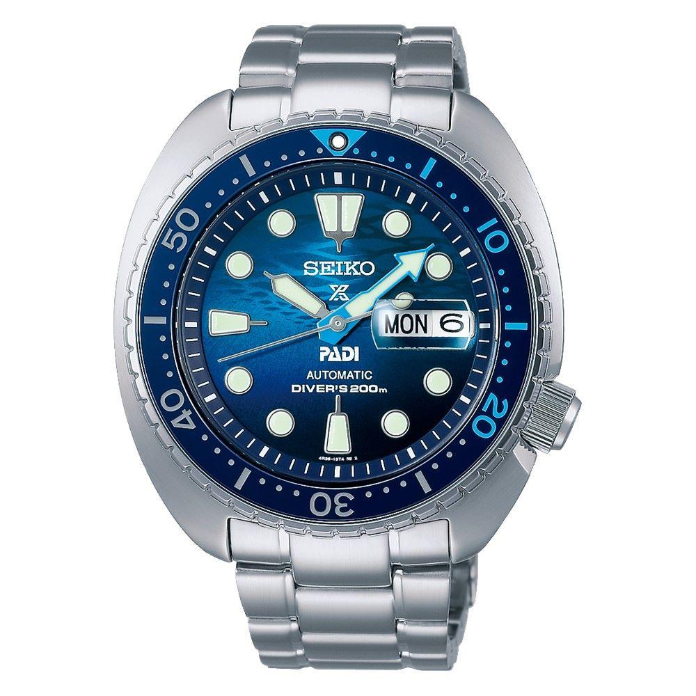 Seiko Мужские часы Prospex Sea Turtle Padi Special Edition с автоматическим механизмом 45 мм SRPK01K1