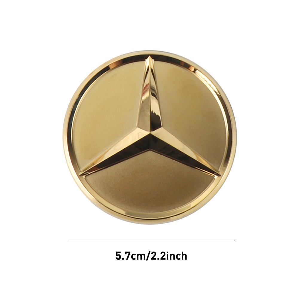 1pc Aluminium Car Steering Wheel Logo Circle Trim Sticker For Mercedes Benz AMG W211 W176 W177 W203 W204 W213 C300 Accessories
