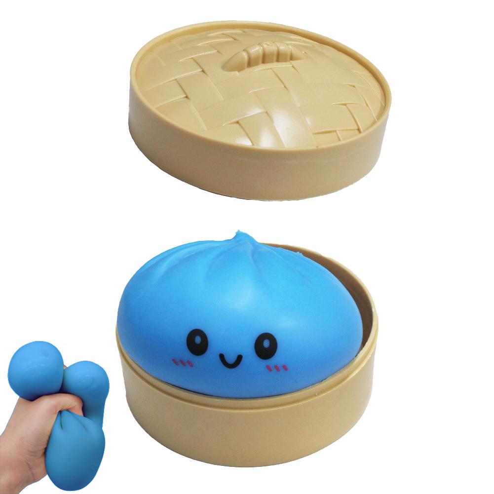 Worker Decompression Toy Popular Simulation Big Bun Kneading Music With Steamer Decompression Flour Ball Slow Rebound Prank