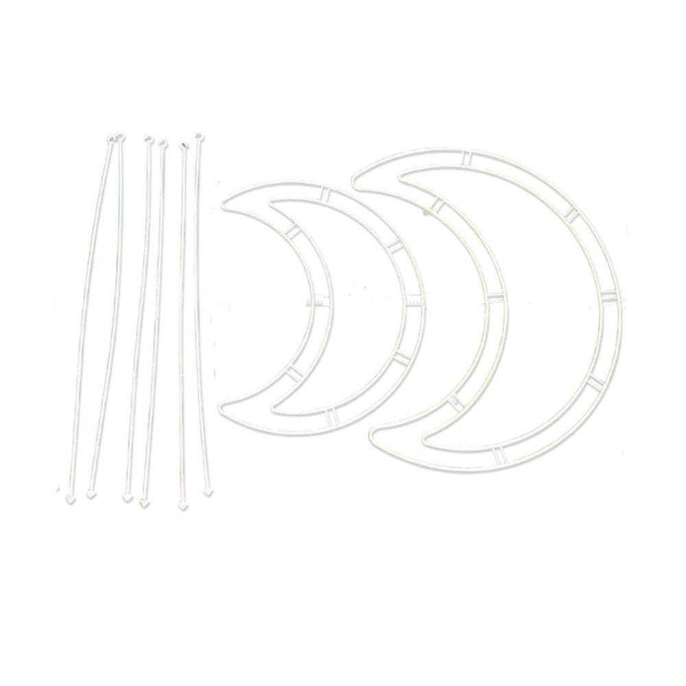 Plastic Bouquet Holder DIY Crafts 18 Years Old Flower Arrangement Stands Heart Moon Shaped Flower Wreath Frame Home Decor