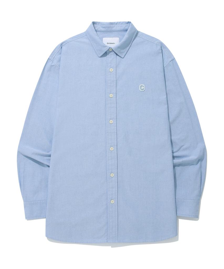 COVERNAT Pigment Oxford Shirt Light Blue