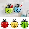 1pcs Ladybug Animal Insect Toothbrush Holder Bathroom Cartoon Toothbrush Toothpaste Wall Suction Holder Rack Container Organizer