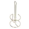 Tissue Reserve Holder Electroplating Bright Vertical Style Gold Iron Easy Cleaning Toilet Paper Stan