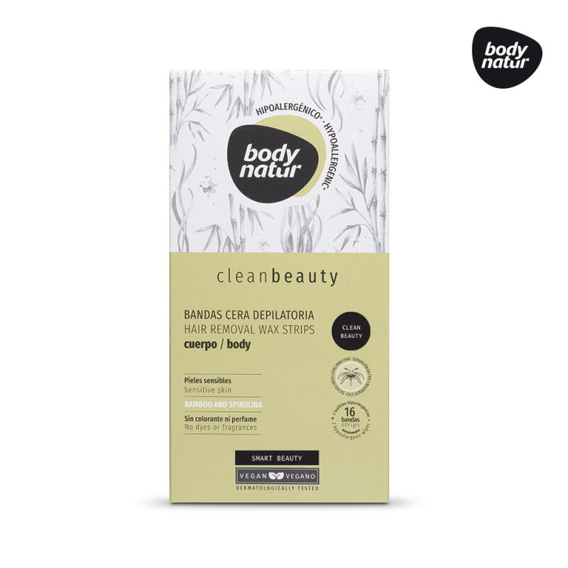 Полоски воска для депиляции Clean Beauty для тела